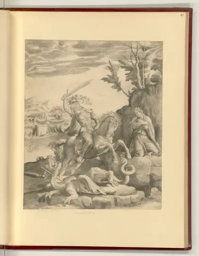 Hl. Georg tötet den Drachen