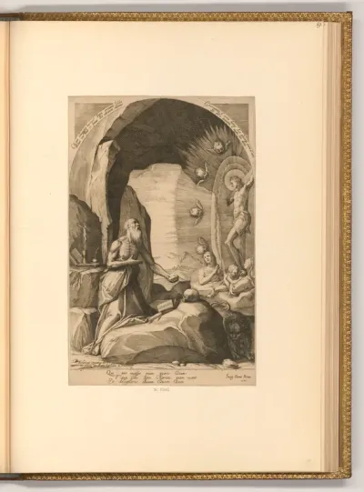 Hl. Hieronymus in der Wüste