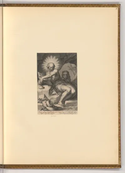 Hl. Hieronymus in einer Grotte