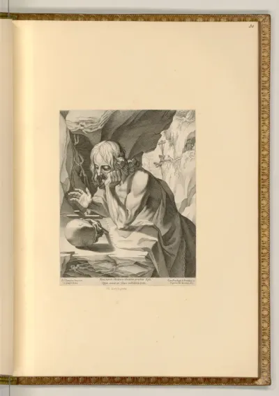 Hl. Hilarion in der Einöde