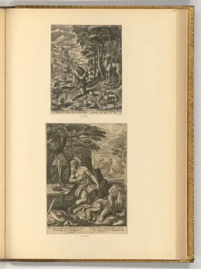 Hl. Hubertus; Hl. Hieronymus