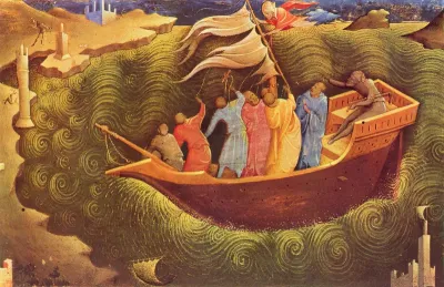 Hl. Nikolaus rettet die Schiffbrüchigen