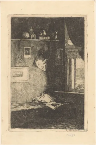 Hoek van een atelier