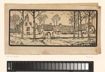 Hoeve met poort