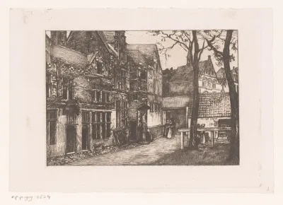 Hof van het Sint-Anna hospitium te Antwerpen