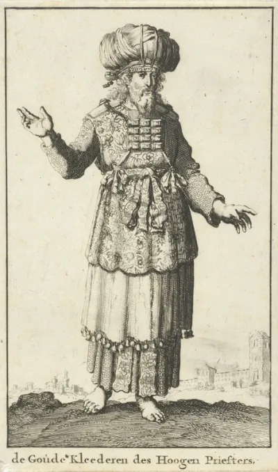 Hogepriester in liturgische kleding (variant A)