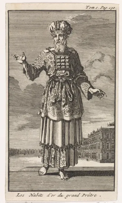 Hogepriester in liturgische kleding