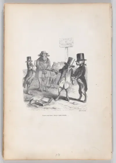 Hold on to me, I am telling my witness..., from "Scenes from the Private and Public Life of Animals"