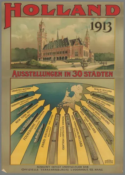 Holland 1913.  Ausstellungen in 30 Städten (...)