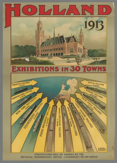 Holland 1913. Exhibitions in 30 towns (...)