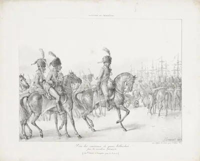 Hollandsche schepen door de Franse cavalerie genomen, 1795