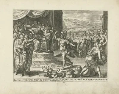Holofernes bij Nebukadnessar