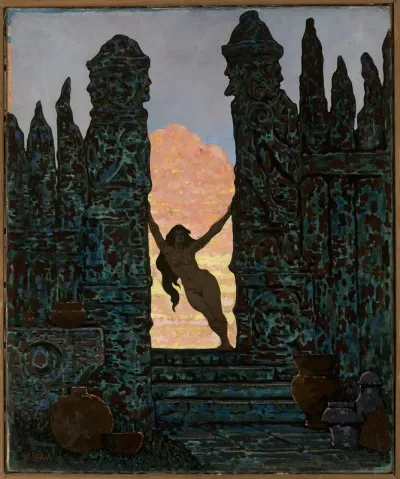 Holy entrance to the Slavic mystery place