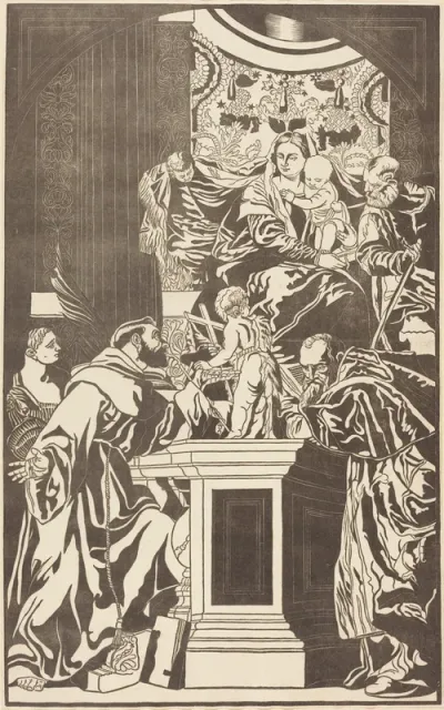 Holy Family and Four Saints