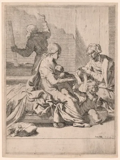 Holy Family with Saint Elizabeth and Saint John the Baptist
