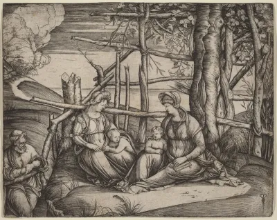 Holy Family with Saint Elizabeth and the Infant Saint John the Baptist