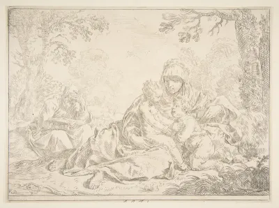 Holy Family with Saint John the Baptist