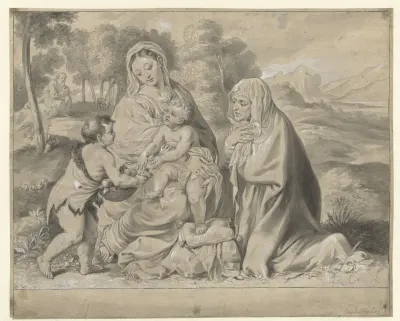 Holy Family with St John the Baptist and St Elisabeth