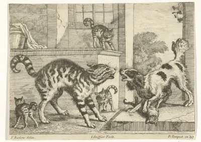 Hond en kat