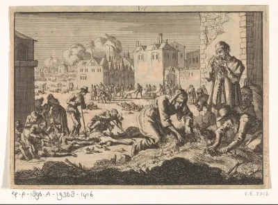 Hongersnood tijdens het beleg van La Rochelle, 1628