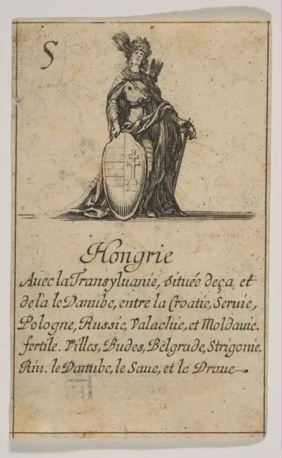 Hongrie, from "Jeu de la Géographie"