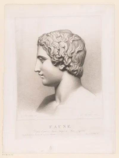 Hoofd van een faun