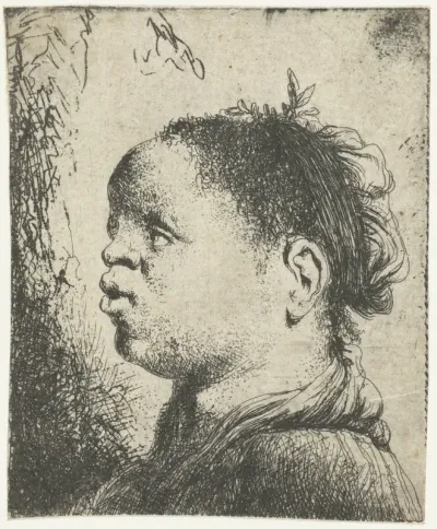 Hoofd van een moorse vrouw