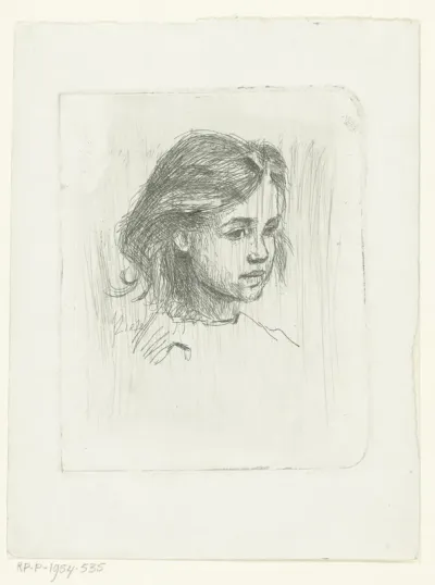 Hoofd van meisje