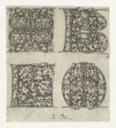 Hoofdletters I, K, L en M