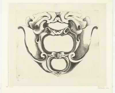 Hoofdvormige cartouche