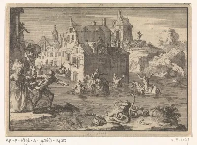 Hoog water tijdens het beleg van Wolfenbüttel, 1641