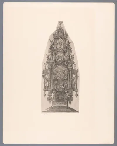 Hoogaltaar in de basiliek van de abdij van de heilige Ulrich en Afra