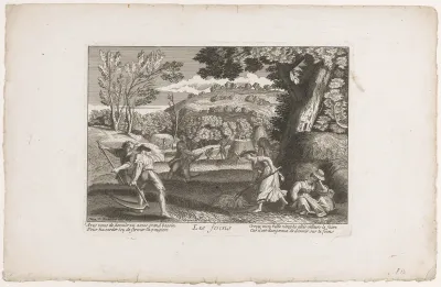 Hooiende boeren
