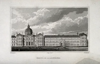 Hôpital de la Salpêtrière, Paris: panoramic view