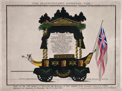 Horatio Nelson's funeral car