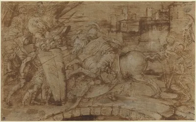 Horatius Cocles Defending Rome