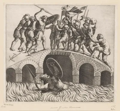 Horatius Cocles Defending the Bridge in the Tiber