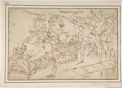 Horatius Cocles Defending the Bridge