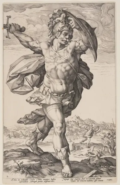 Horatius Cocles, from The Roman Heroes