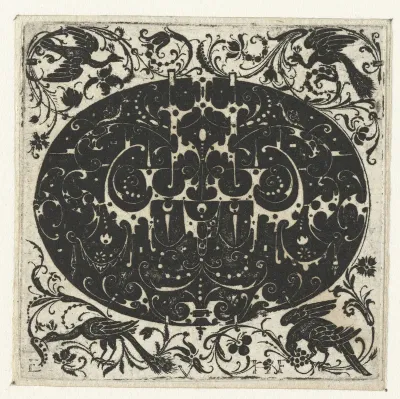 Horizontaal ovaal met Schweifwerk