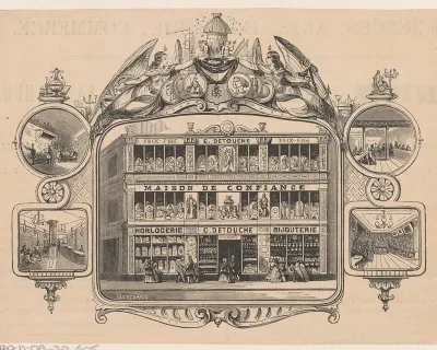 Horlogerie en bijouterie C. Detouche te Parijs