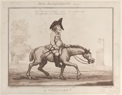 Horse Accomplishments, Sketch 3: A Whistler !!