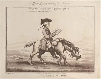 Horse Accomplishments, Sketch 6: A Time Keeper !!