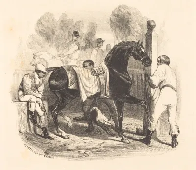 Horse before the Race