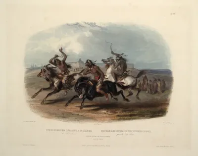 Horse Racing of the Sioux Indians
