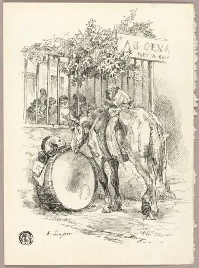 Horse with Monkey on Back