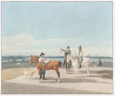 Horsemen near Munich
