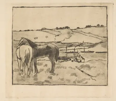 Horses in the Meadow