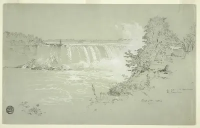 Horseshoe Falls and Goat Island from the Canadian Bank, October 6