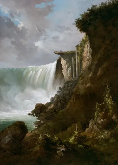 Horseshoe Falls from below the High Bank
